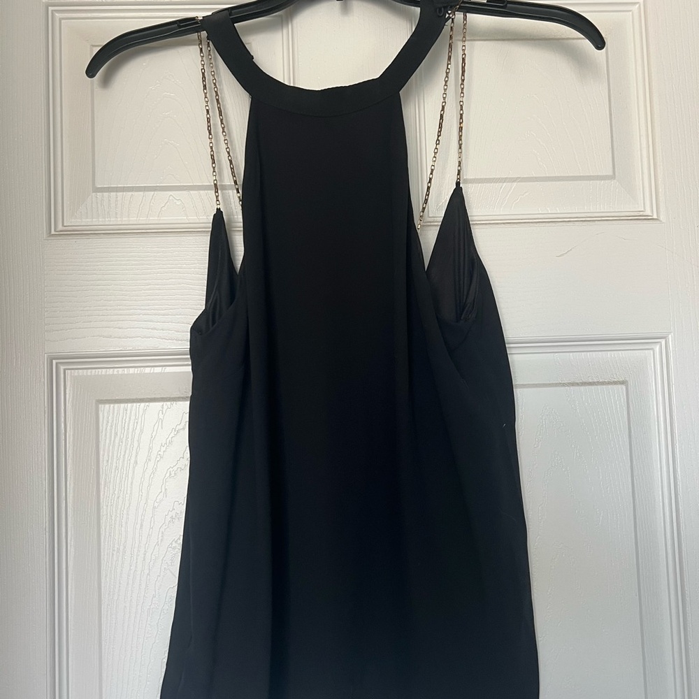 Elegant Black Sleeveless Top